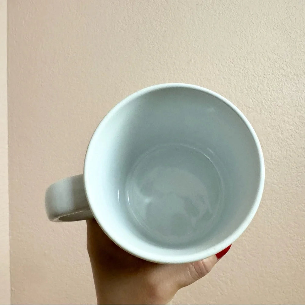 IKEA White Multicolor Tea Party Cupcake Ceramic Coffee Mug